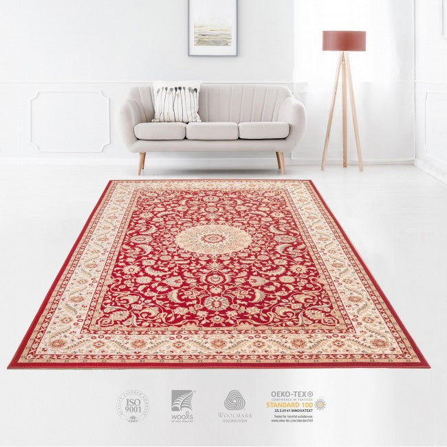 Tapis Oriental Rouge et Beige MAGI