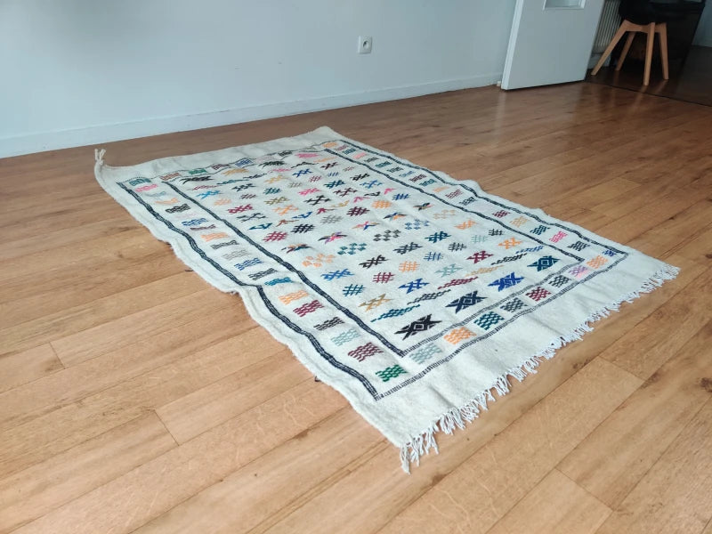 Petit Tapis marocain coloré Ethnique <br> 105x150 cm